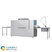 Double Cylinder & Double Spray Tunnel Type Dishwasher