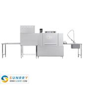 Single Cylinder & Double Spray Tunnel Type Dishwasher Equipped With Single Dryer
