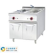 2-Tank Electric Fryer With Cabinet
