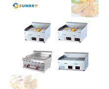 Commercial Counter Top Flat Gas Griddle Grill Machine