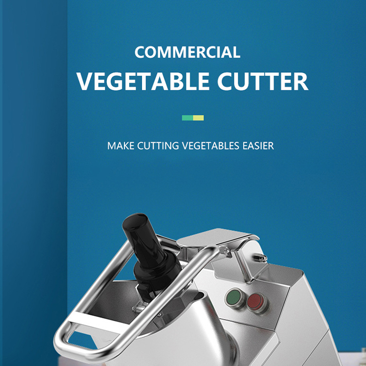 750W Small Electric Vegetables Cutting Machine Multifunctional Commercial Vegetable Cutter Machine