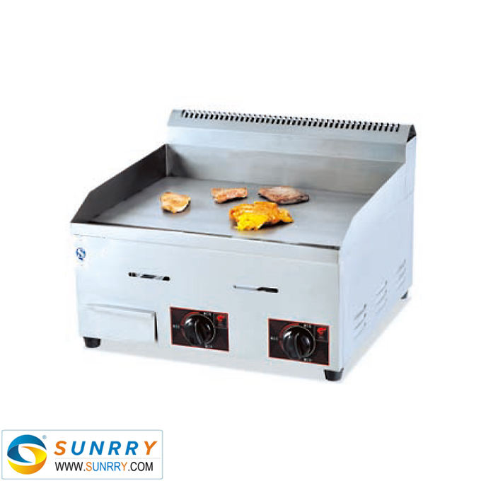 Commercial Counter Top Flat Gas Griddle Grill Machine