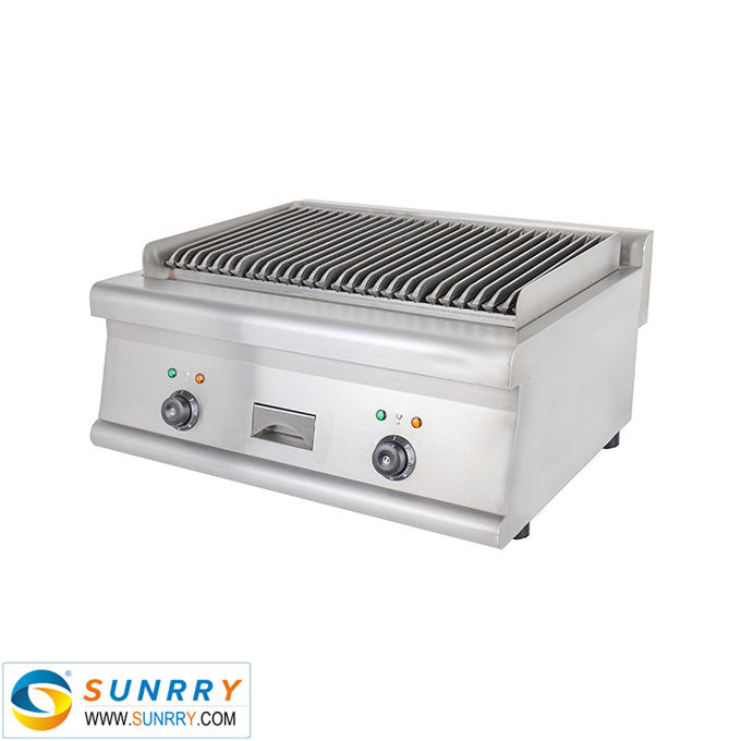 BBQ Counter Top Gas Lava Rock Grill