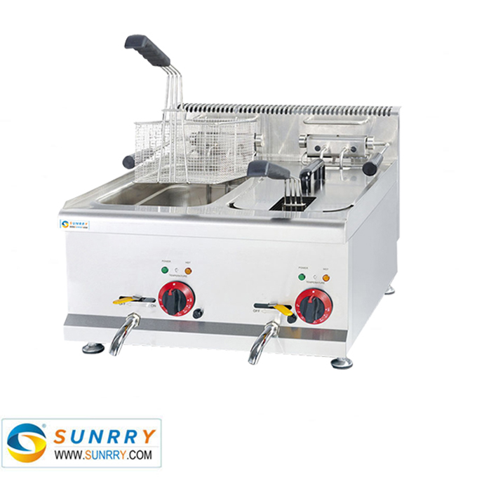 Counter Top Electric 2-Tank Fryer